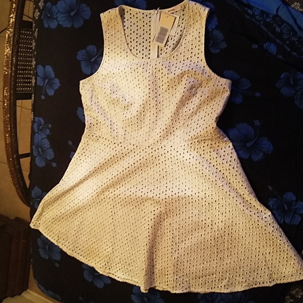 Beautiful white fit and flare dress